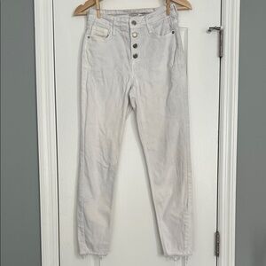 Old Navy Rockstar SupSkinny Jeans with ray hem size 0